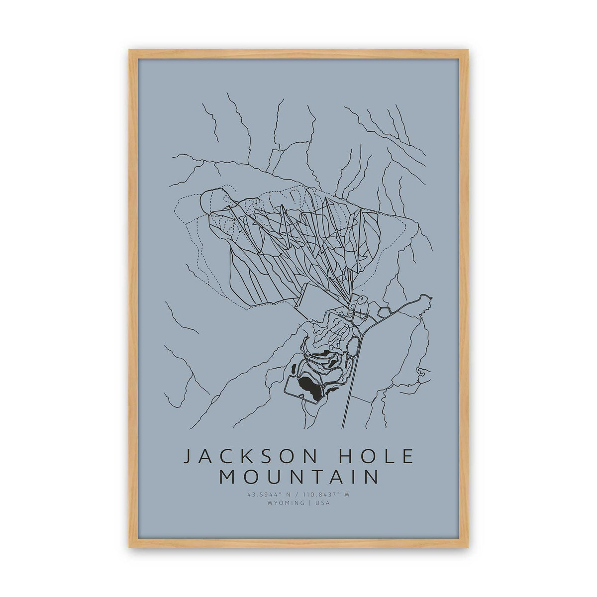 [Color:American Maple], Picture of art in a American Maple frame