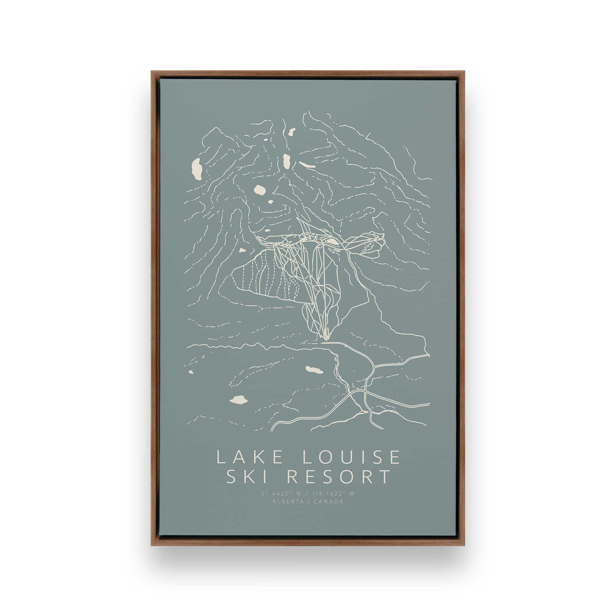 [Color:Walnut], Picture of art in a Walnut frame