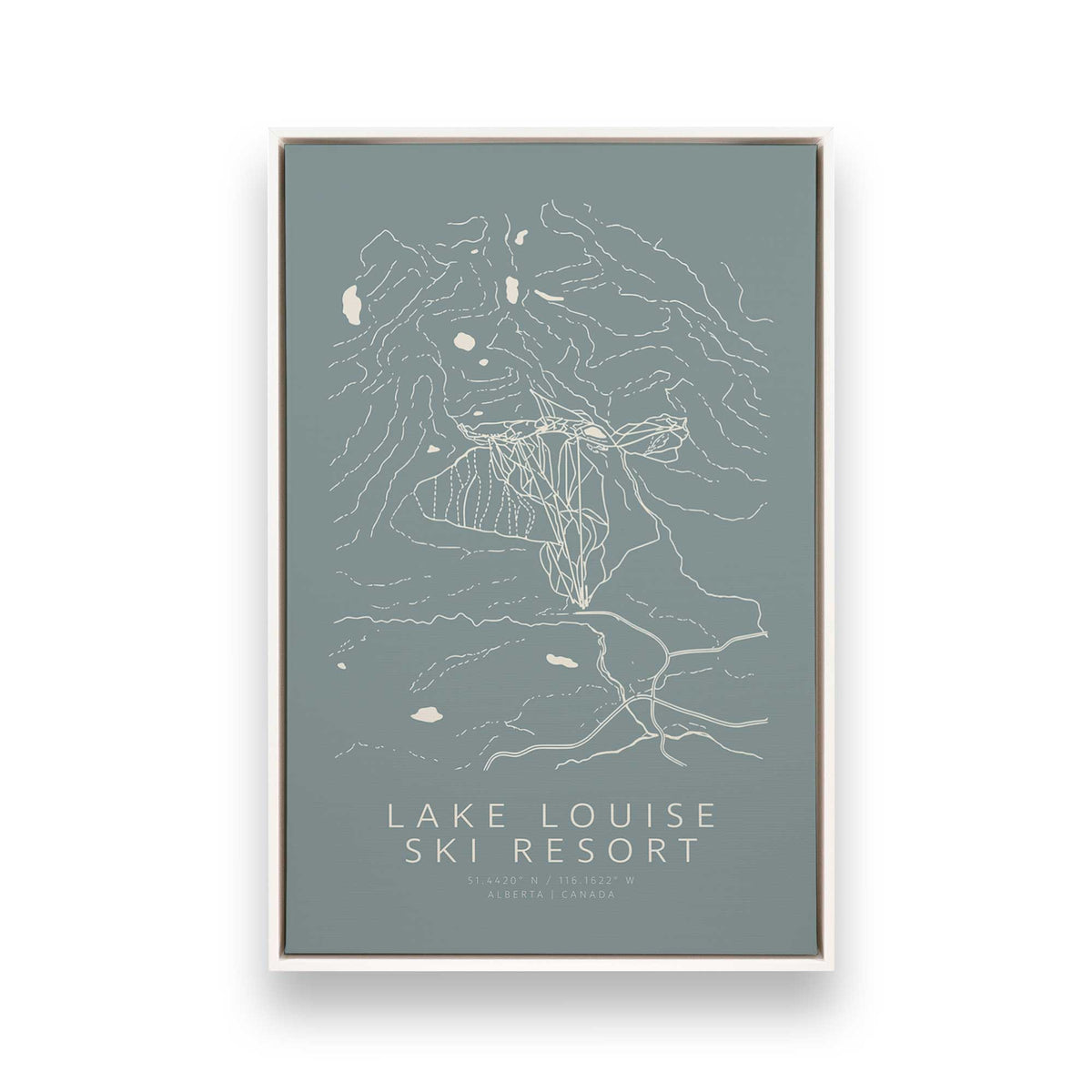 [Color:Opaque White], Picture of art in a White frame