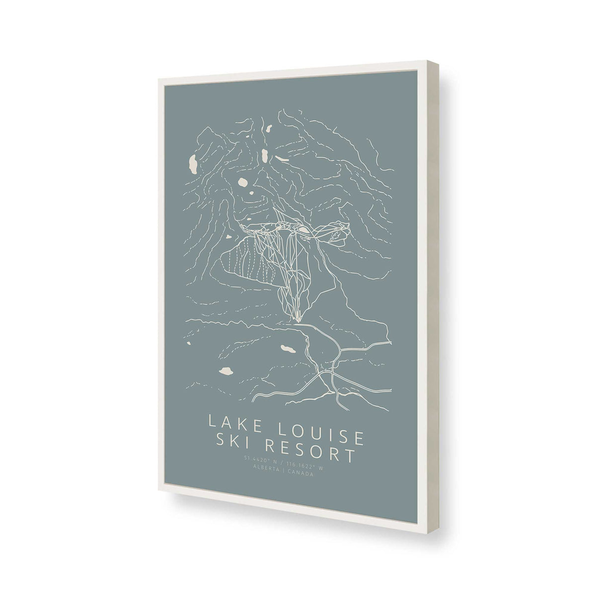 [Color:Opaque White], Picture of art in a Opaque White frame of the corner