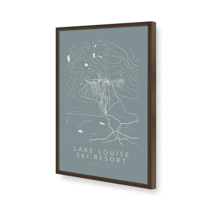 [Color:Brown], Picture of art in a Brown frame of the corner