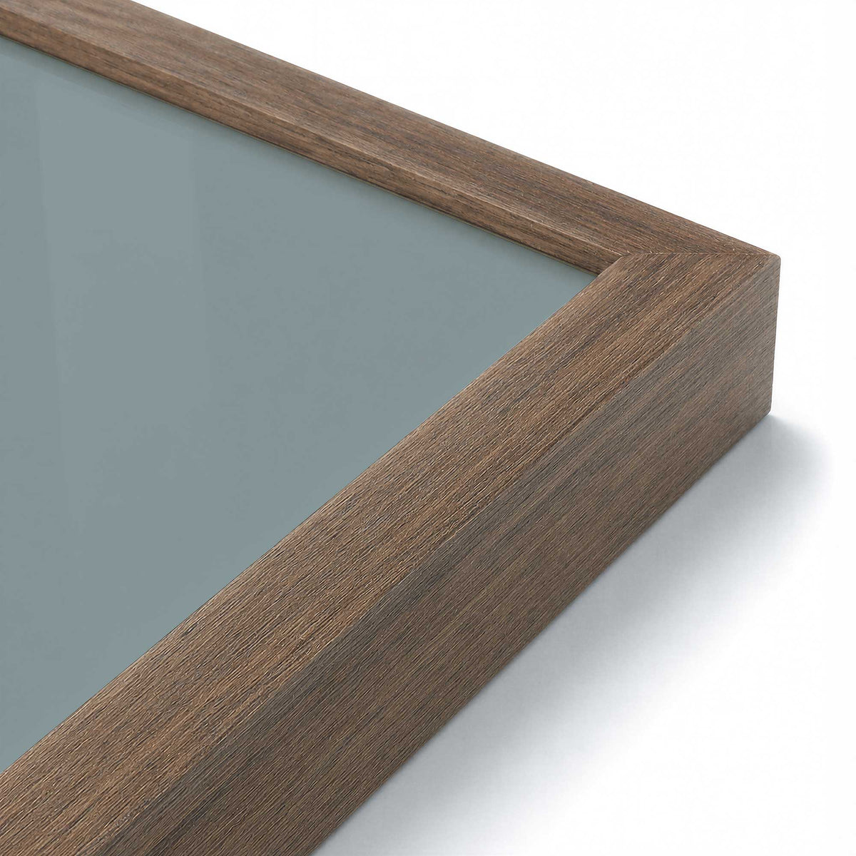 [Color:Walnut], Picture of art in a Walnut frame at an angle