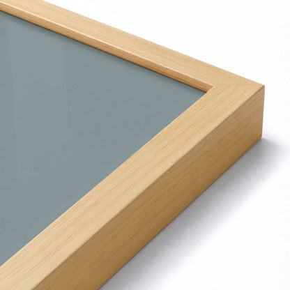 [Color:American Maple], Picture of art in a American Maple frame at an angle