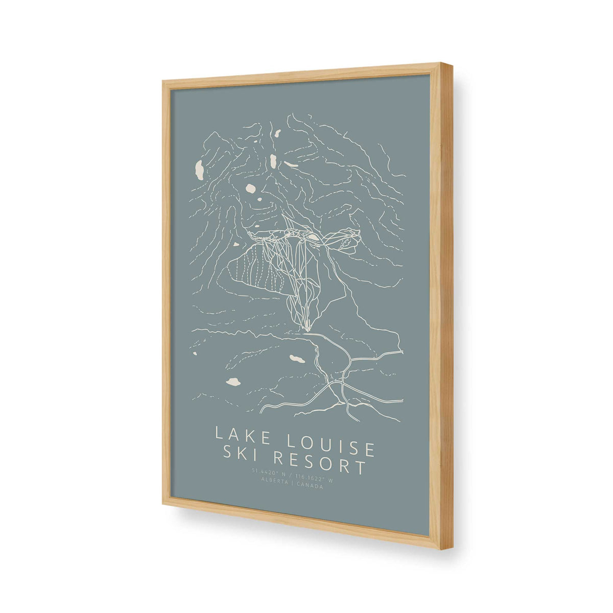 [Color:American Maple], Picture of art in a American Maple frame of the corner