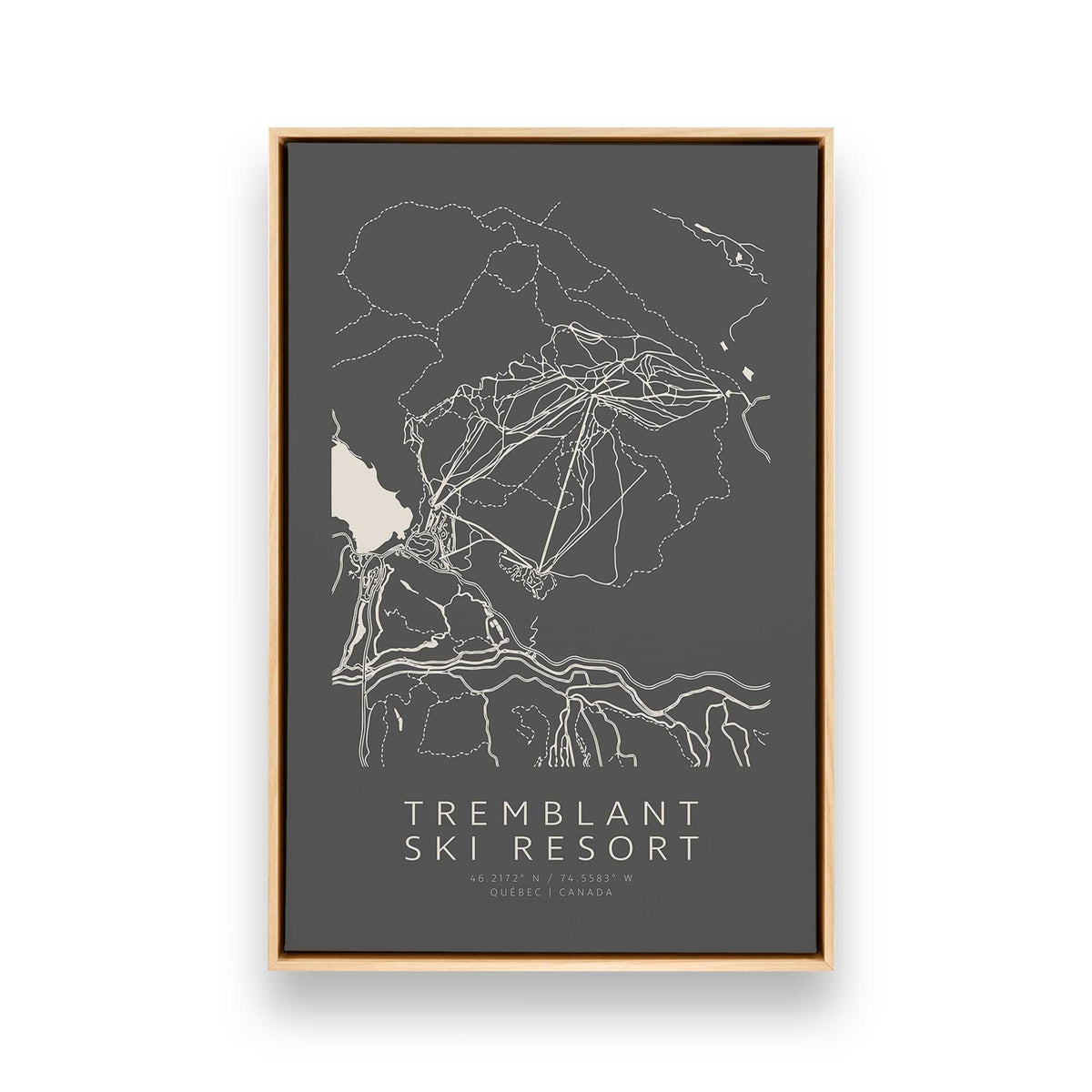 [Color:American Maple], Picture of art in a American Maple frame