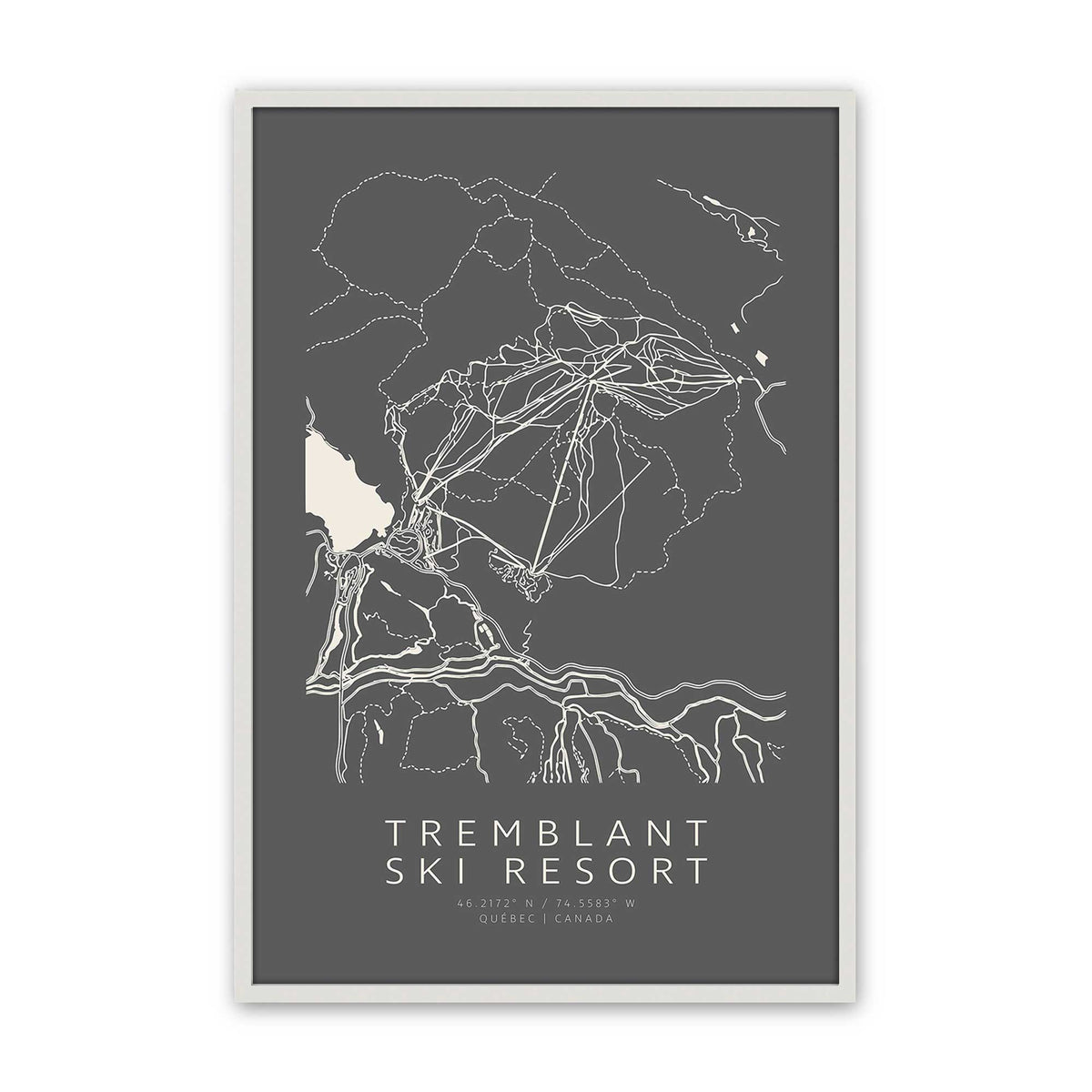[Color:Opaque White], Picture of art in a Opaque White frame