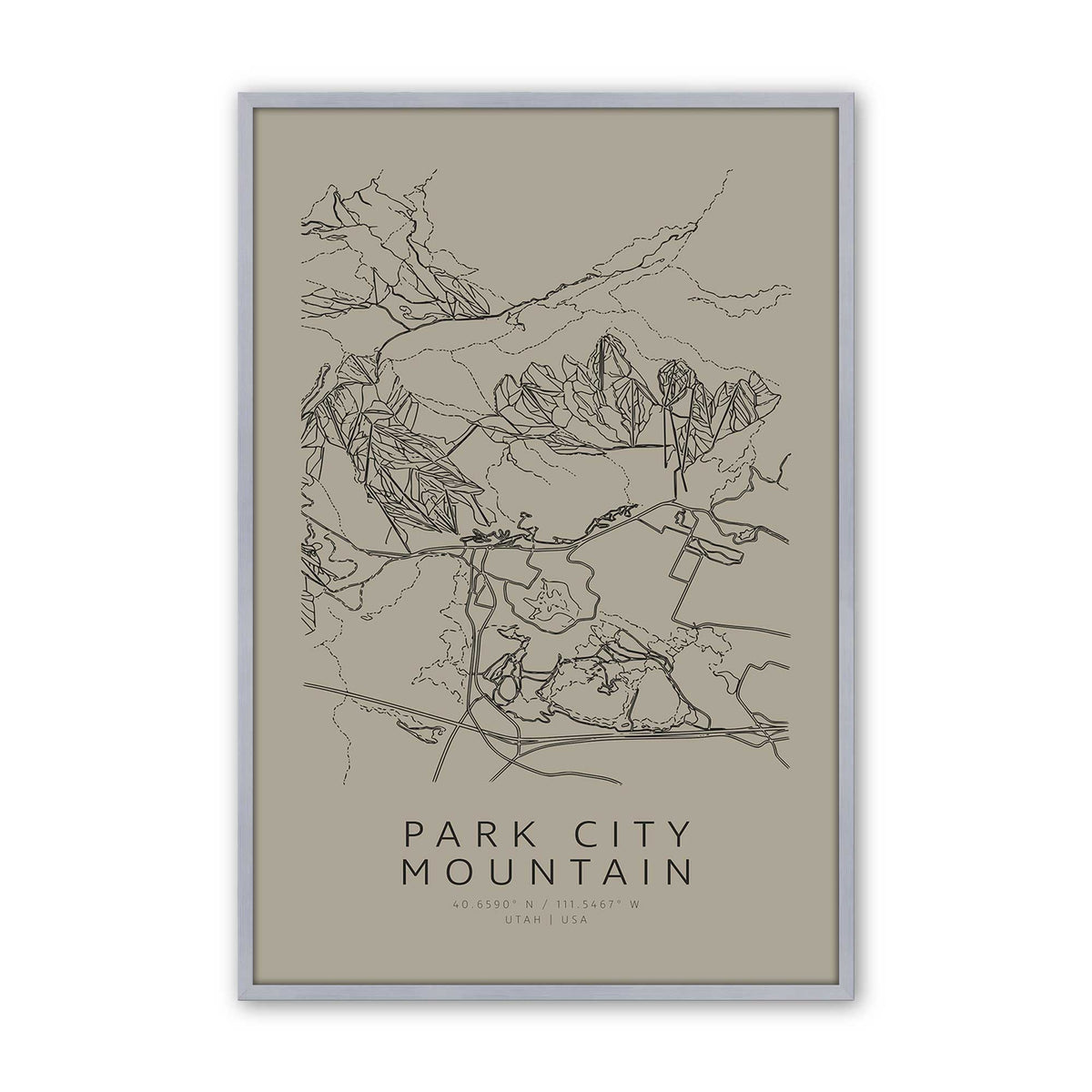 [Color:Polished Chrome], Picture of art in a Polished Chrome frame