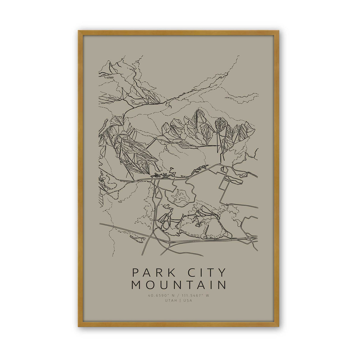 [Color:Polished Gold], Picture of art in a Polished Gold frame