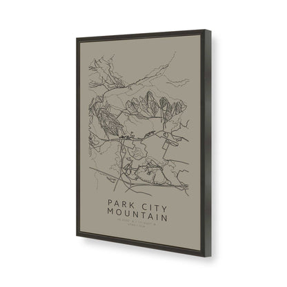 [Color:Satin Black], Picture of art in a Satin Black frame of the corner