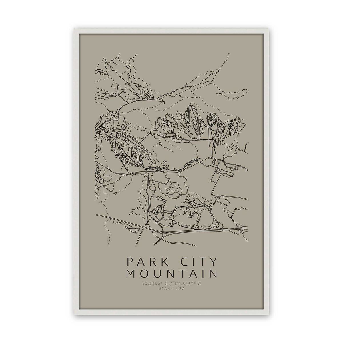 [Color:Opaque White], Picture of art in an Opaque White frame