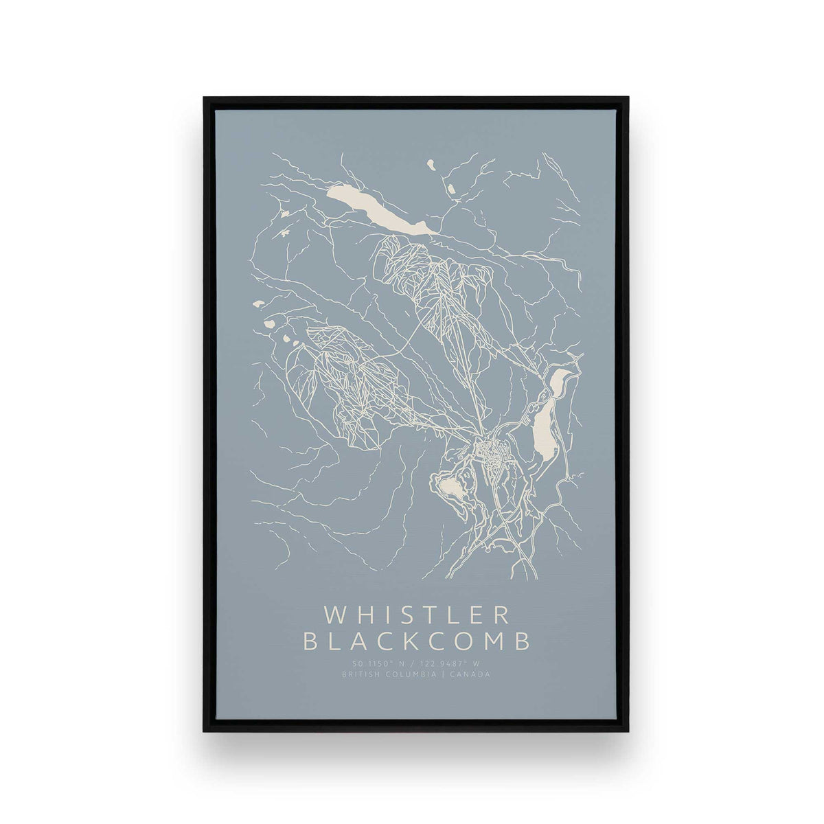 [Color:Satin Black], Picture of art in a Satin Black frame