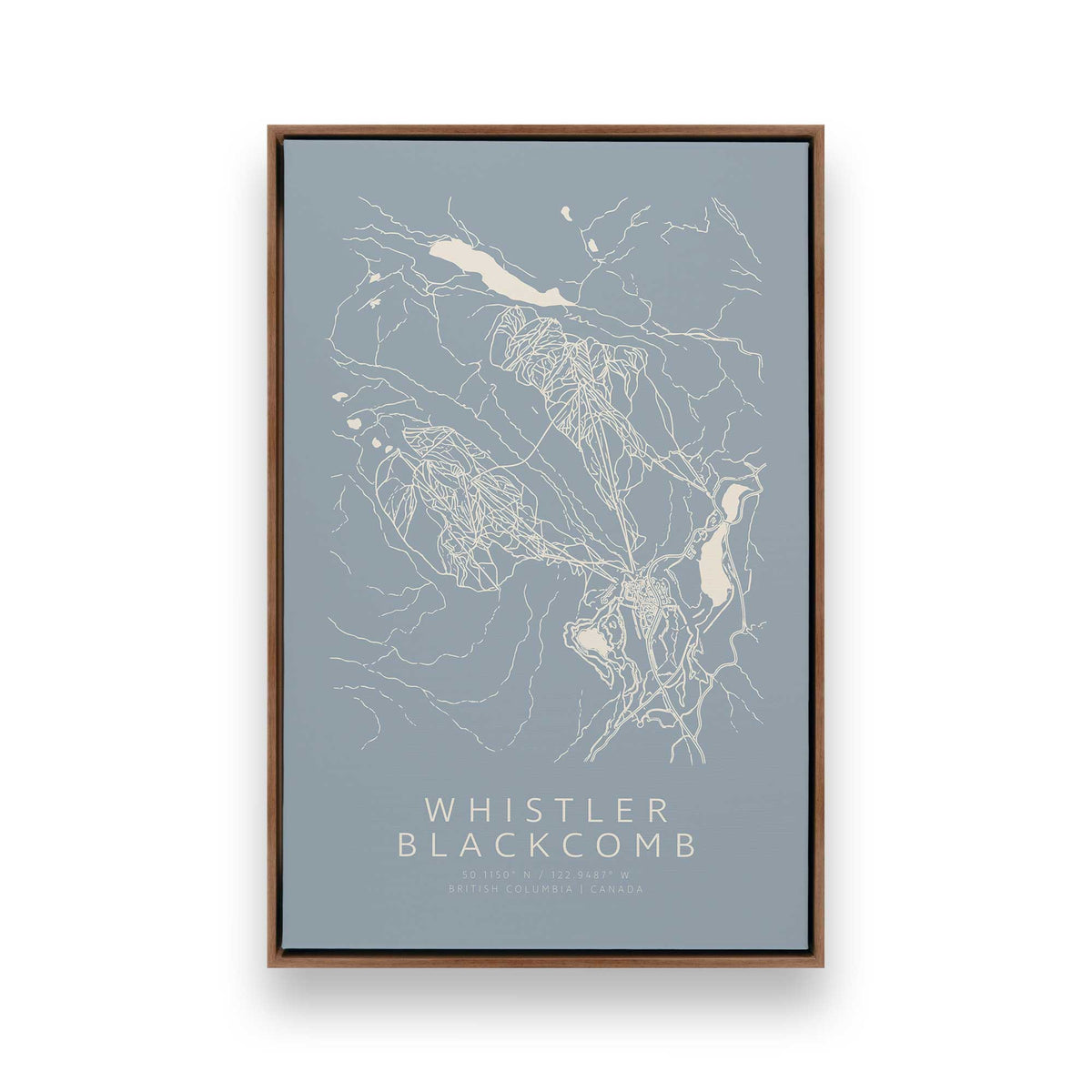 [Color:Walnut], Picture of art in a Walnut frame