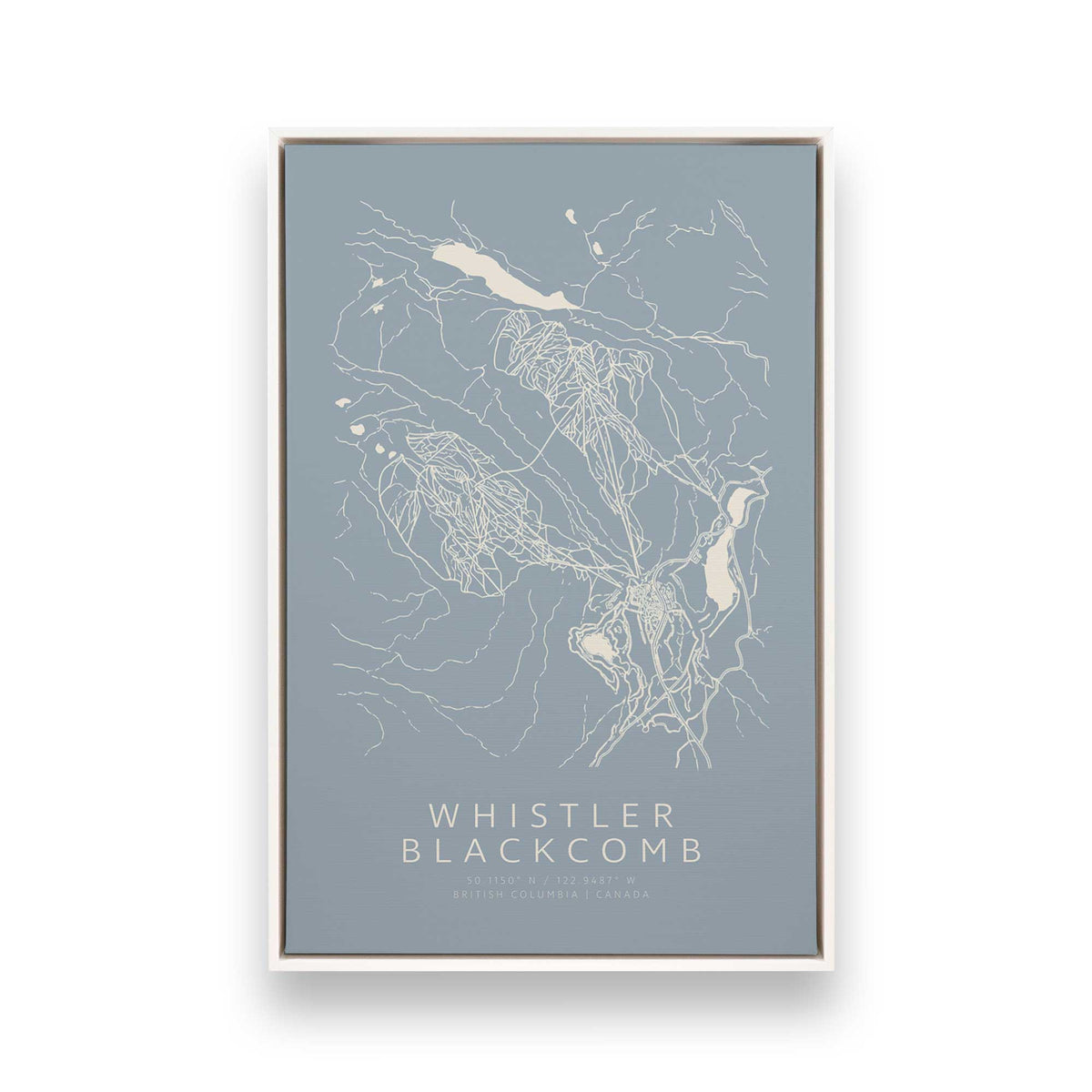 [Color:Opaque White], Picture of art in a White frame