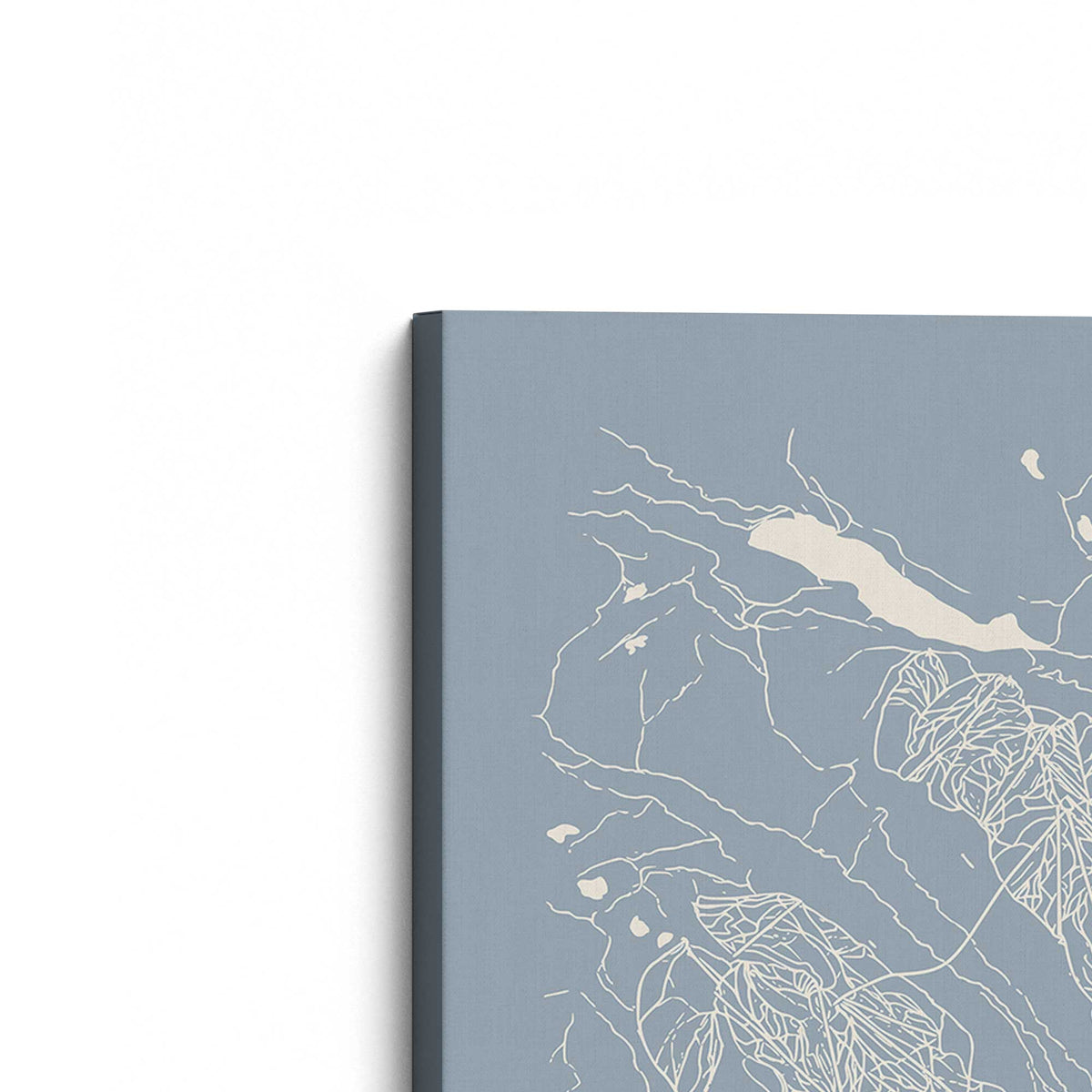 [Color:Stretched Canvas], Picture of the corner of the art