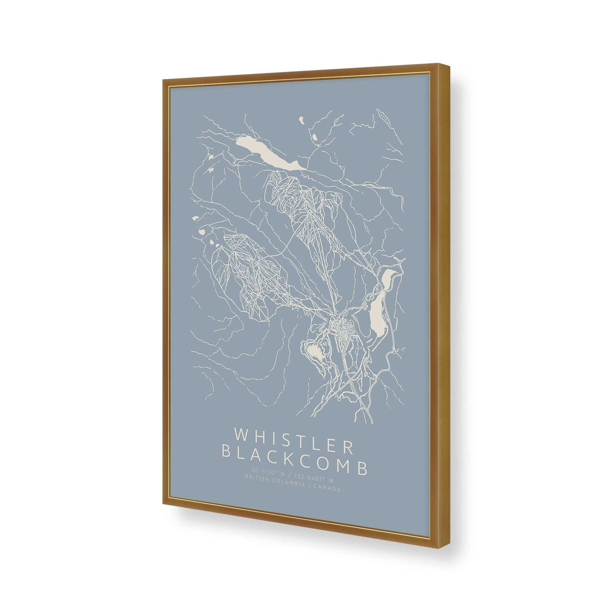 [Color:Polished Gold], Picture of art in a Polished Gold frame of the corner