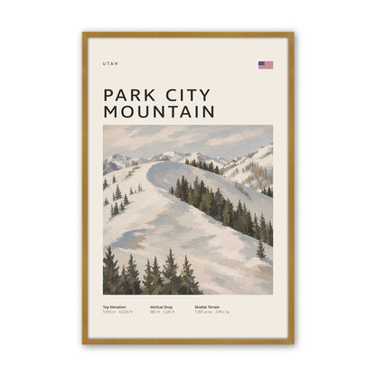 American Powder Day Trio Set of 3 At Prints
