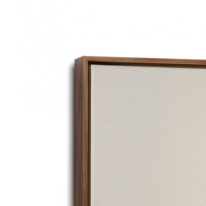 [Color:Walnut], Picture of art in a Walnut frame at an angle
