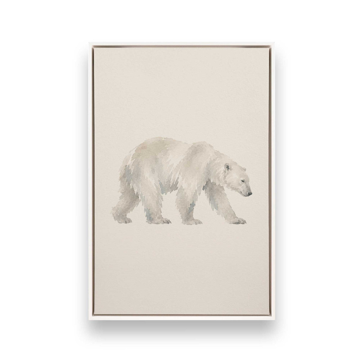 [Color:Opaque White], Picture of art in a White frame
