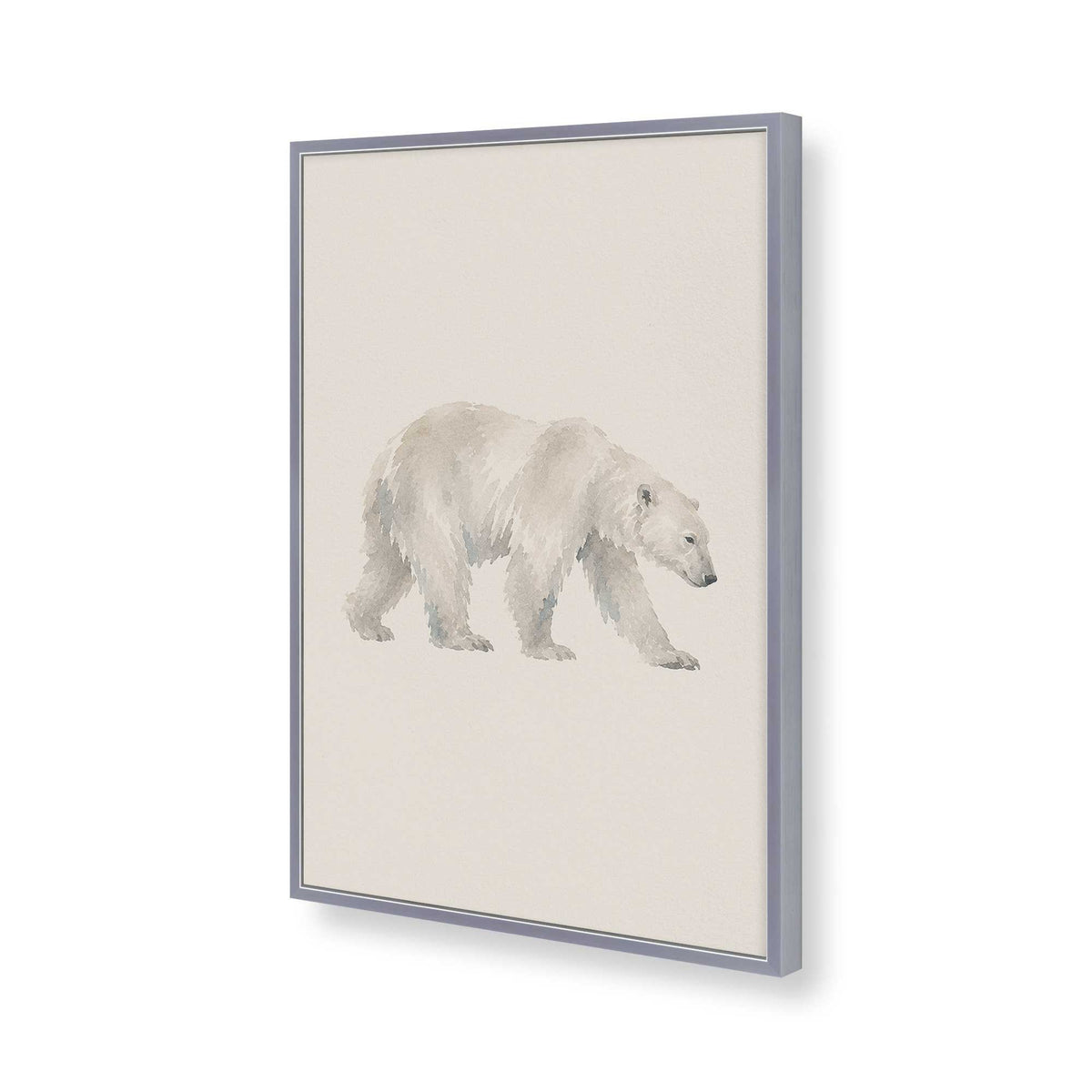 [Color:Polished Chrome], Picture of art in a Polished Chrome frame of the corner
