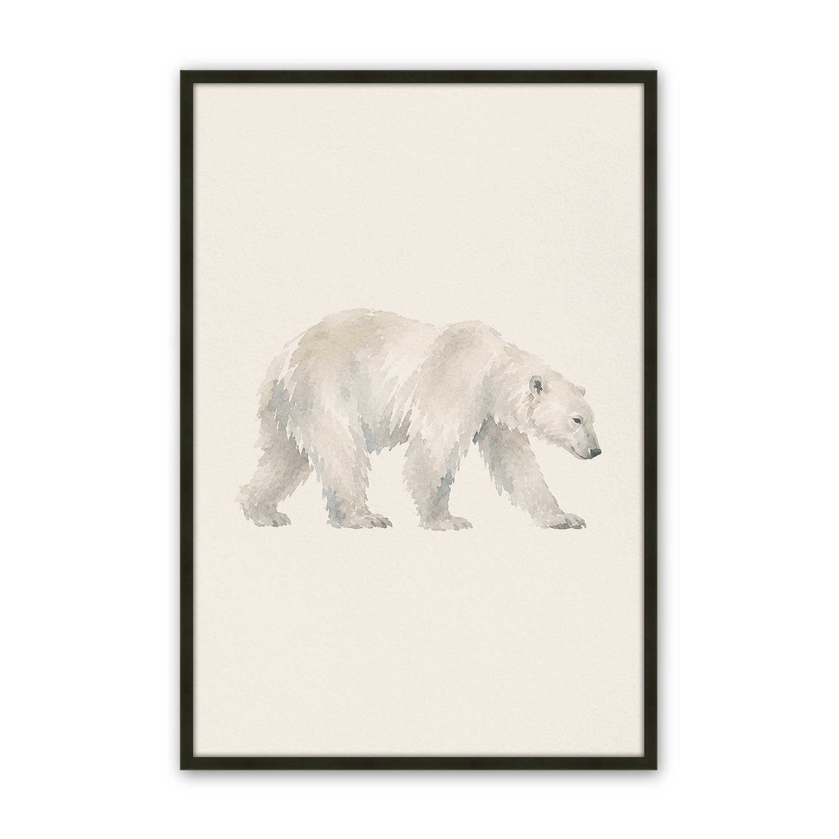 [Color:Satin Black], Picture of art in a Satin Black frame