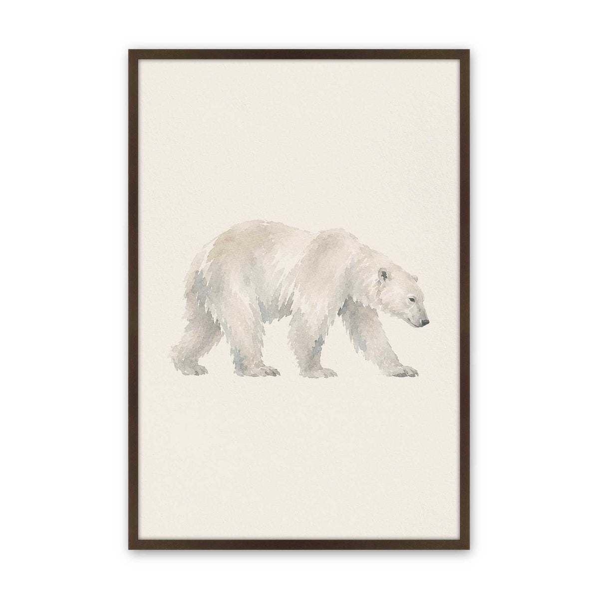 [Color:Brown], Picture of art in a Brown frame