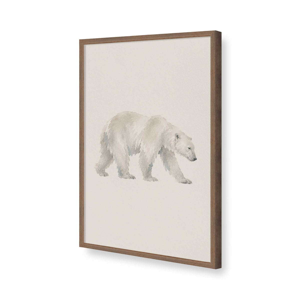 [Color:Walnut], Picture of art in a Walnut frame of the corner