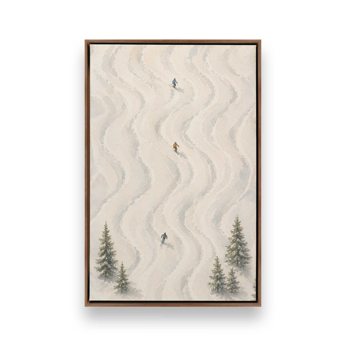 [Color:Walnut], Picture of art in a Walnut frame