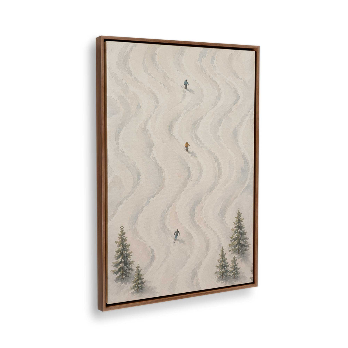 [Color:Walnut], Picture of the corner of the art