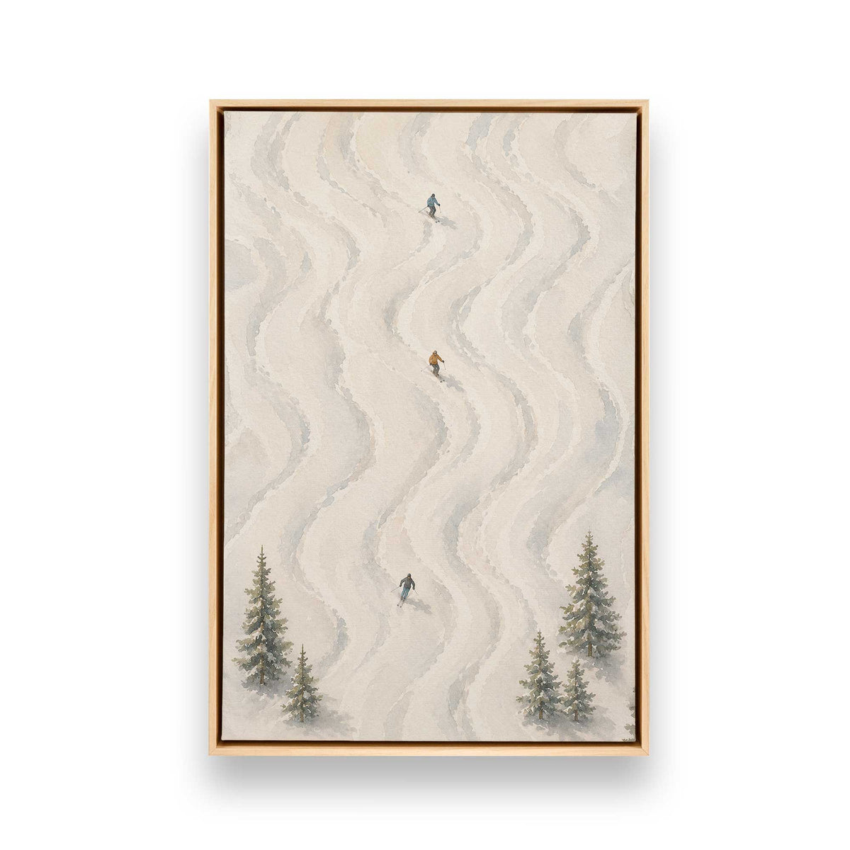 [Color:American Maple], Picture of art in a American Maple frame