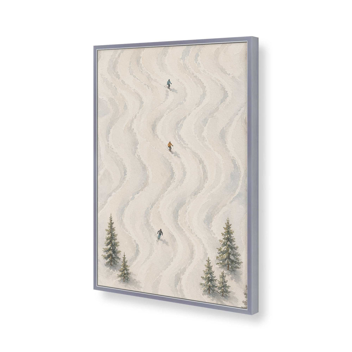[Color:Polished Chrome], Picture of art in a Polished Chrome frame of the corner