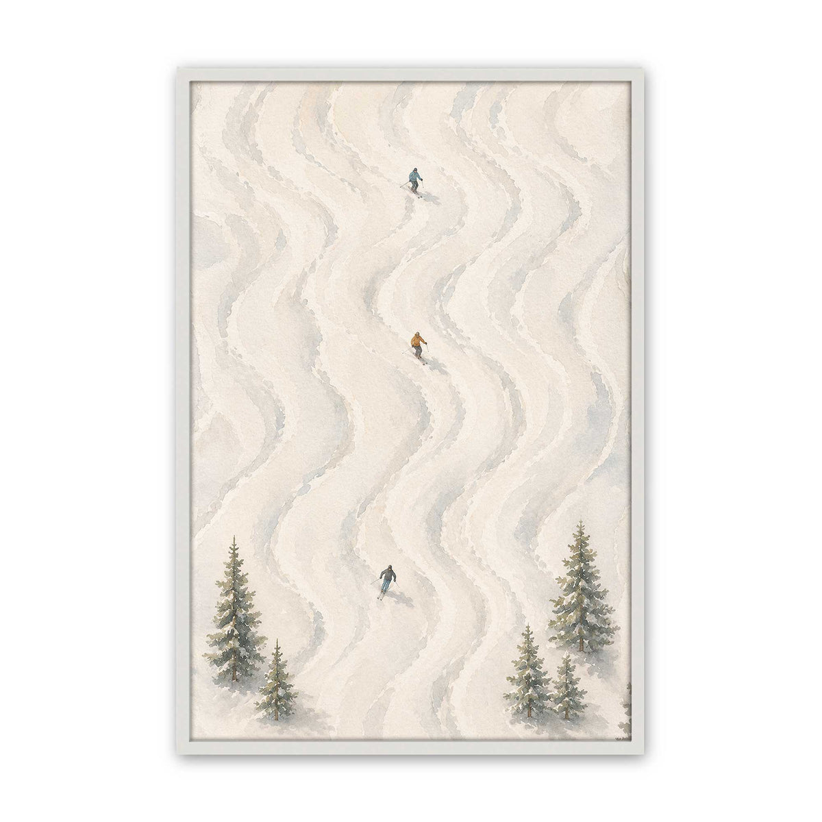 [Color:Opaque White], Picture of art in a Opaque White frame