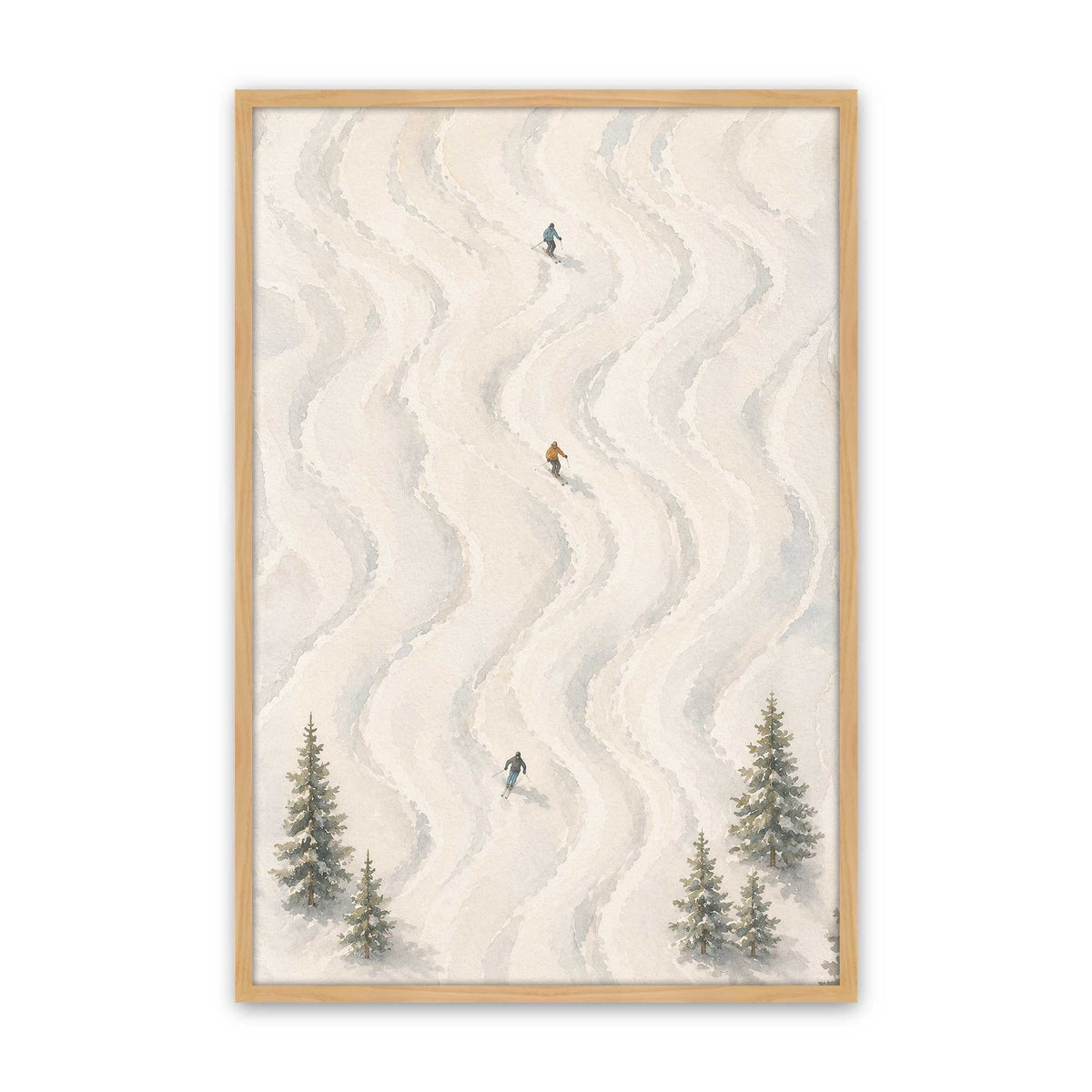 [Color:American Maple], Picture of art in a American Maple frame