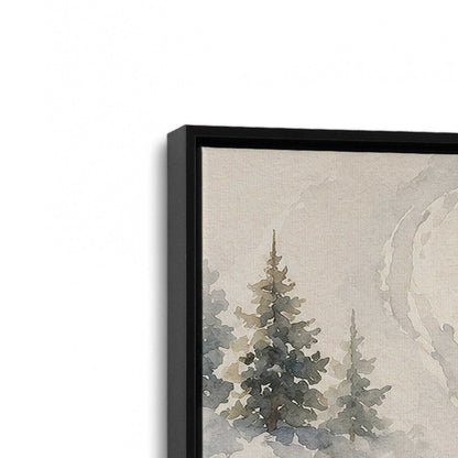[Color:Satin Black], Picture of art in a Satin Black frame at an angle