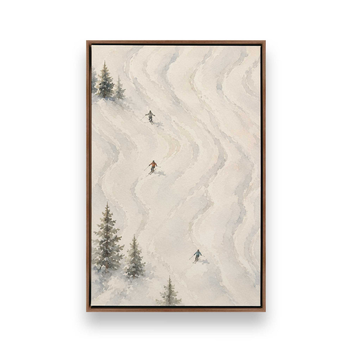 [Color:Walnut], Picture of art in a Walnut frame