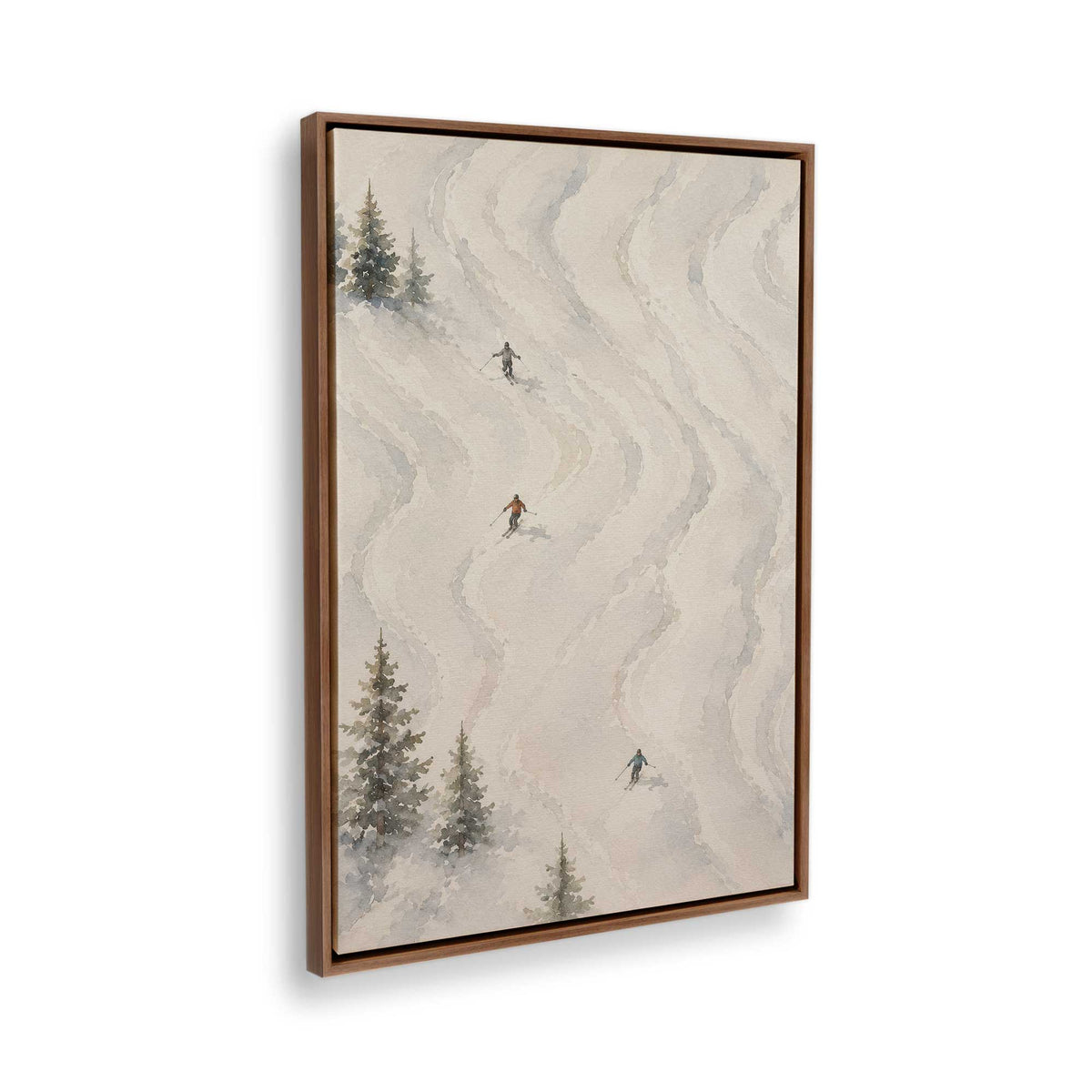 [Color:Walnut], Picture of the corner of the art