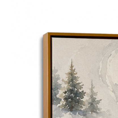 [Color:Polished Gold], Picture of art in a Polished Gold frame at an angle