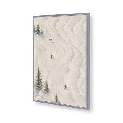 [Color:Polished Chrome], Picture of art in a Polished Chrome frame of the corner