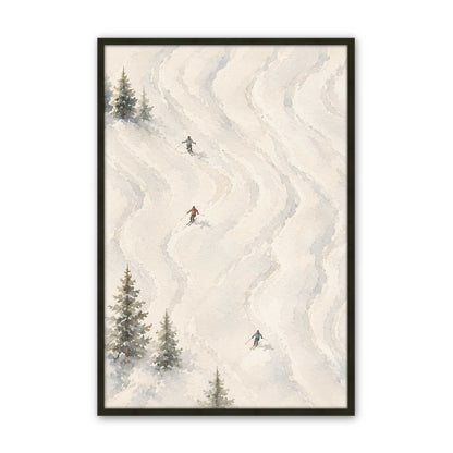 [Color:Satin Black], Picture of art in a Satin Black frame