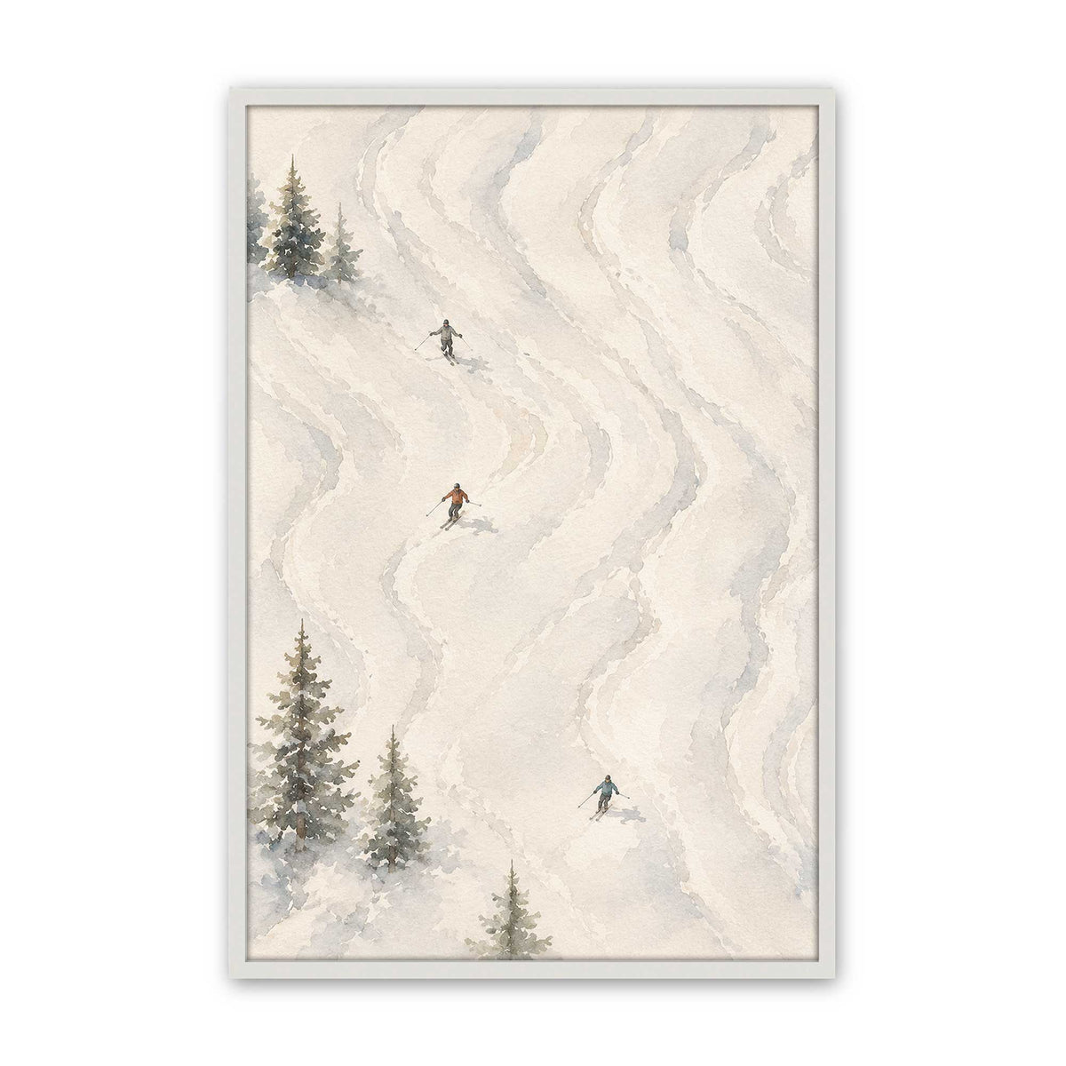 [Color:Opaque White], Picture of art in a Opaque White frame