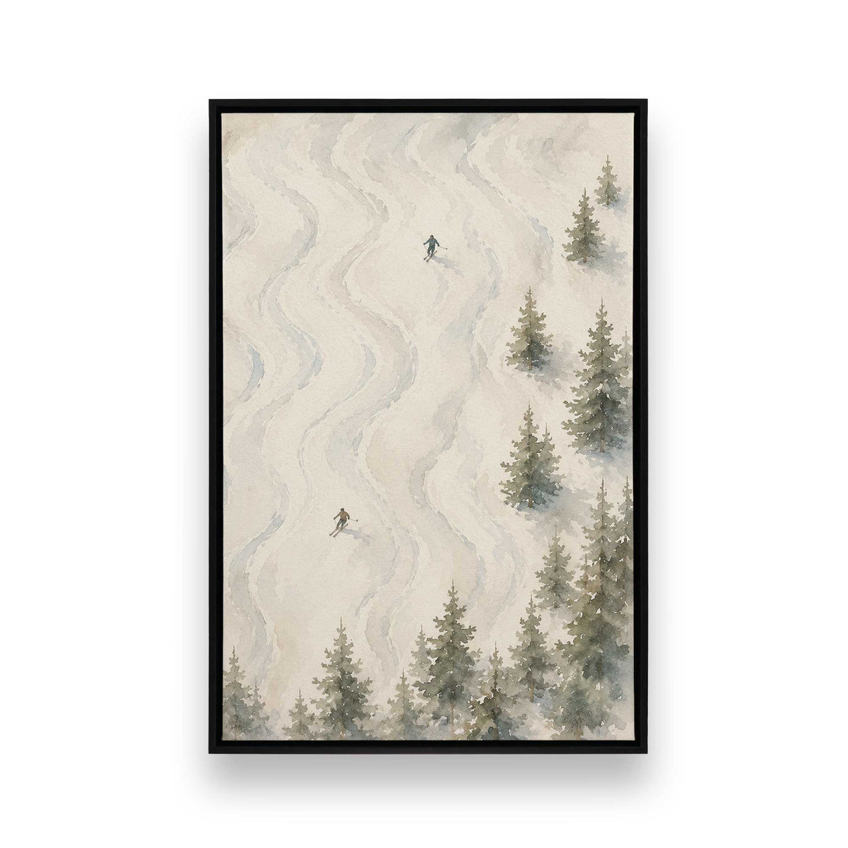 [Color:Satin Black], Picture of art in a Satin Black frame