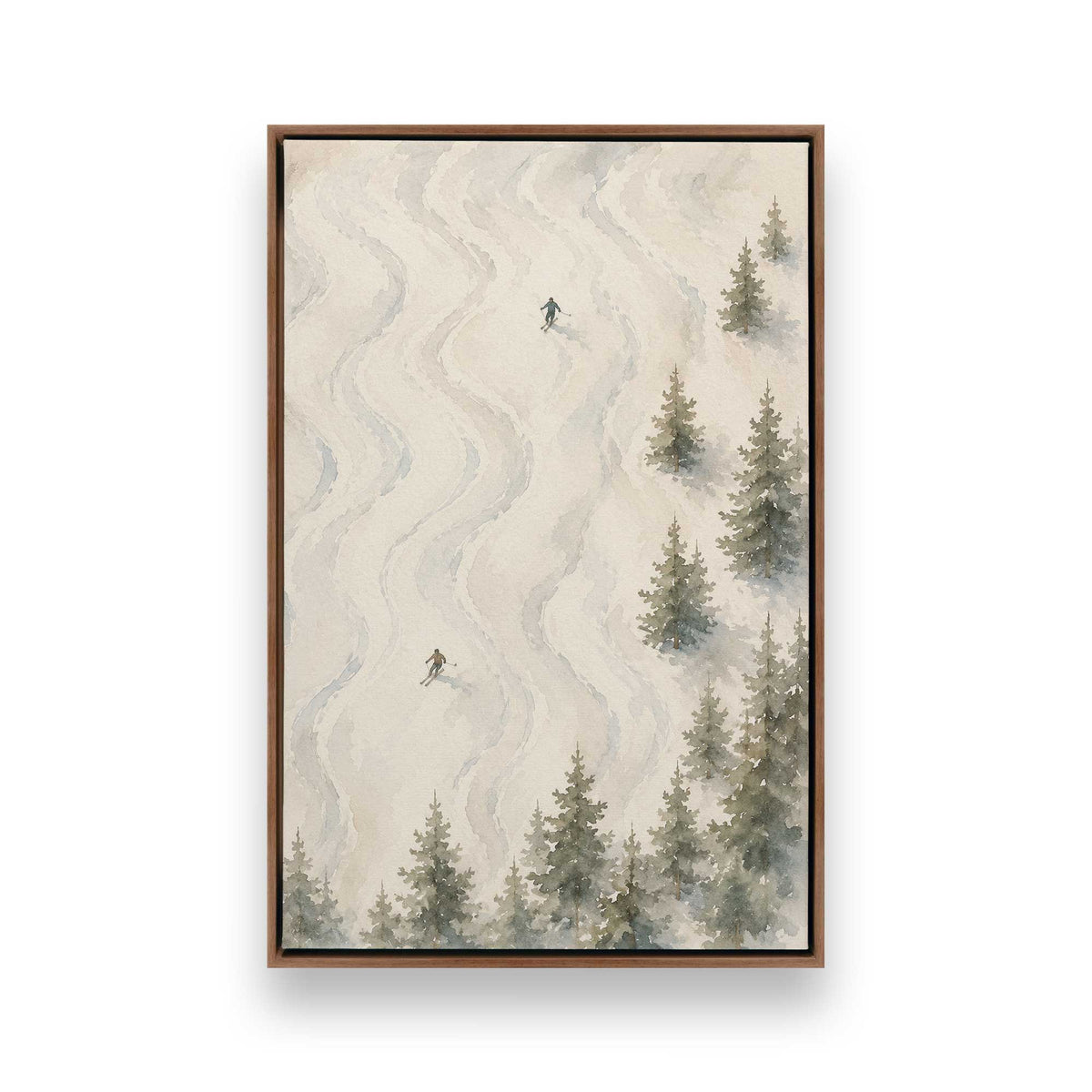 [Color:Walnut], Picture of art in a Walnut frame