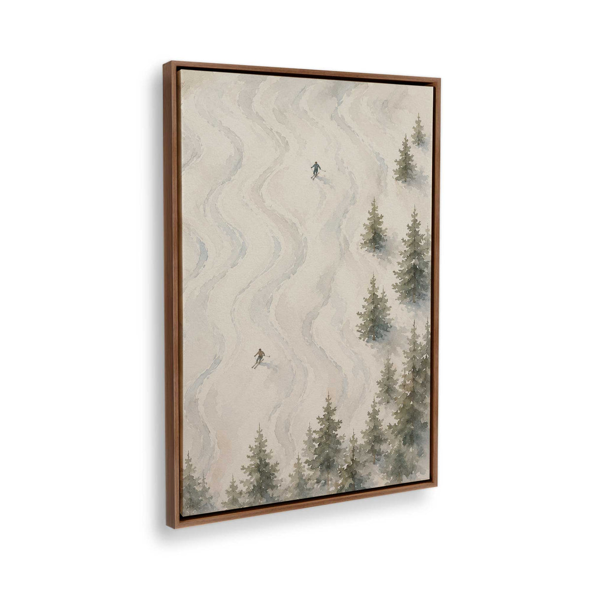 [Color:Walnut], Picture of the corner of the art