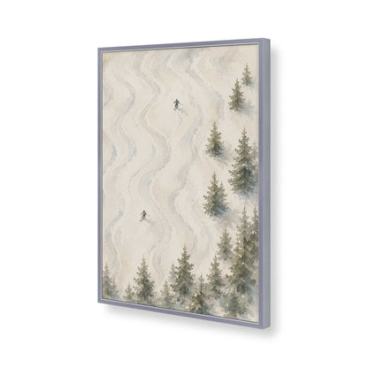 [Color:Polished Chrome], Picture of art in a Polished Chrome frame of the corner