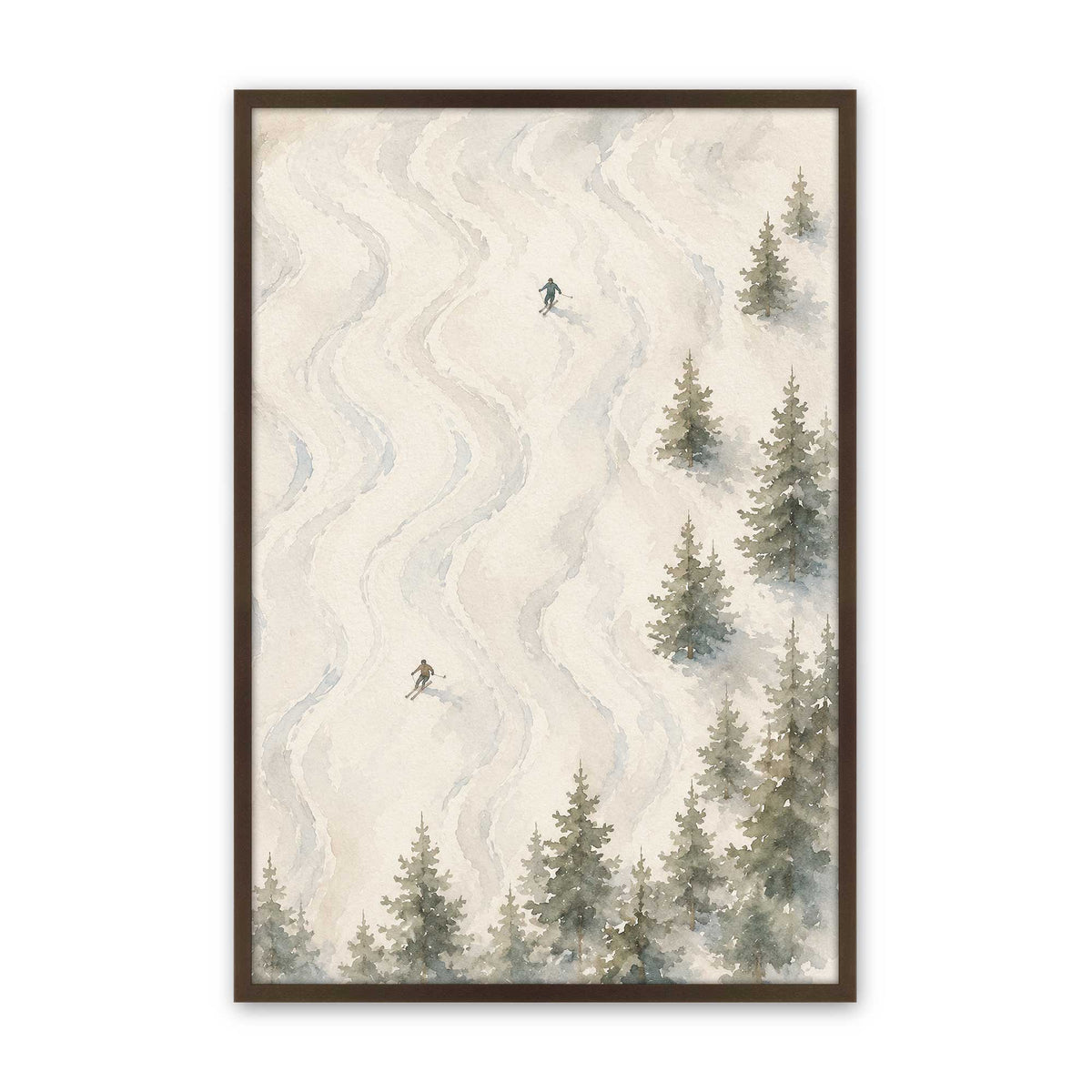 [Color:Belvinder Brown], Picture of art in a Belvinder Brown frame