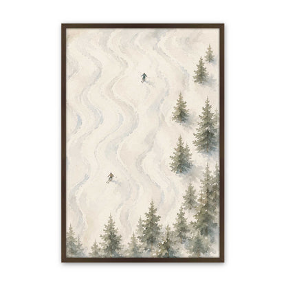 [Color:Brown], Picture of art in a Brown frame