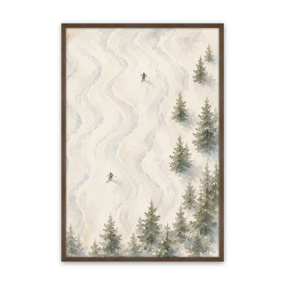 [Color:Walnut], Picture of art in a Walnut frame