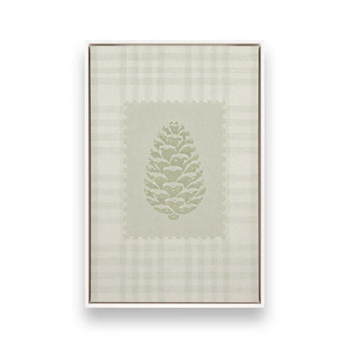 [Color:Opaque White], Picture of art in a White frame