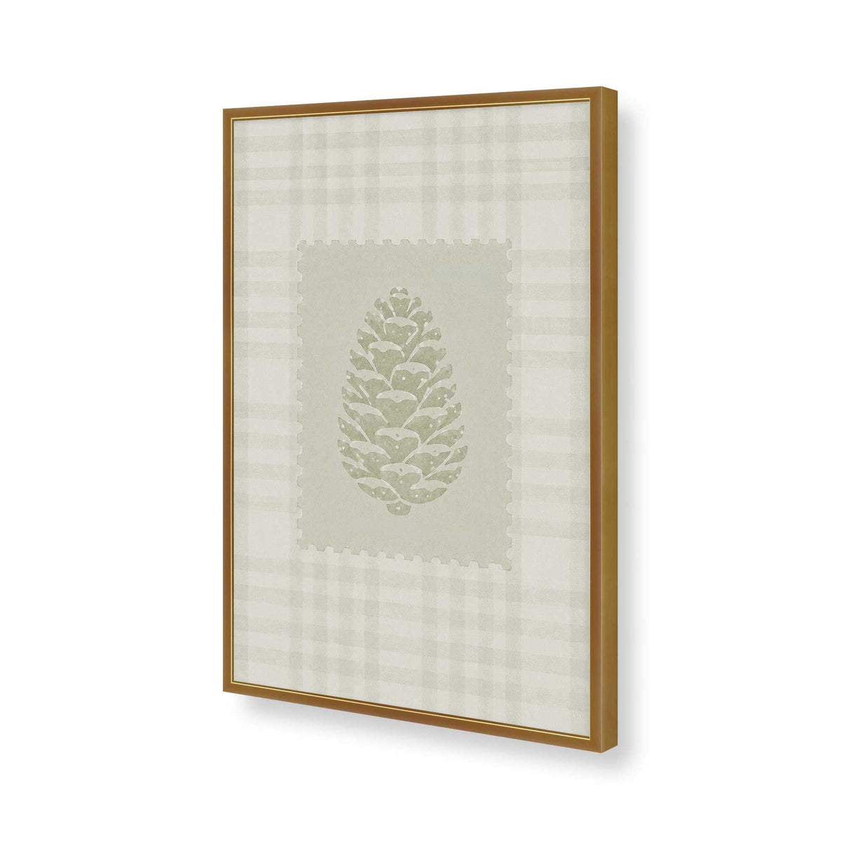 [Color:Polished Gold], Picture of art in a Polished Gold frame of the corner