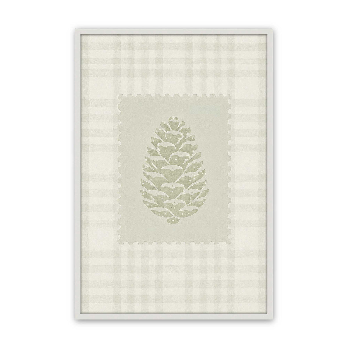 [Color:Opaque White], Picture of art in an Opaque White frame