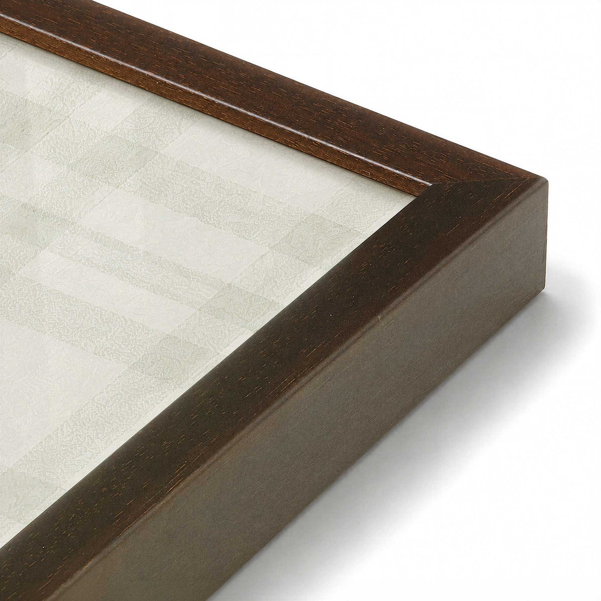 [Color:Belvinder Brown], Picture of art in a Belvinder Brown frame at an angle